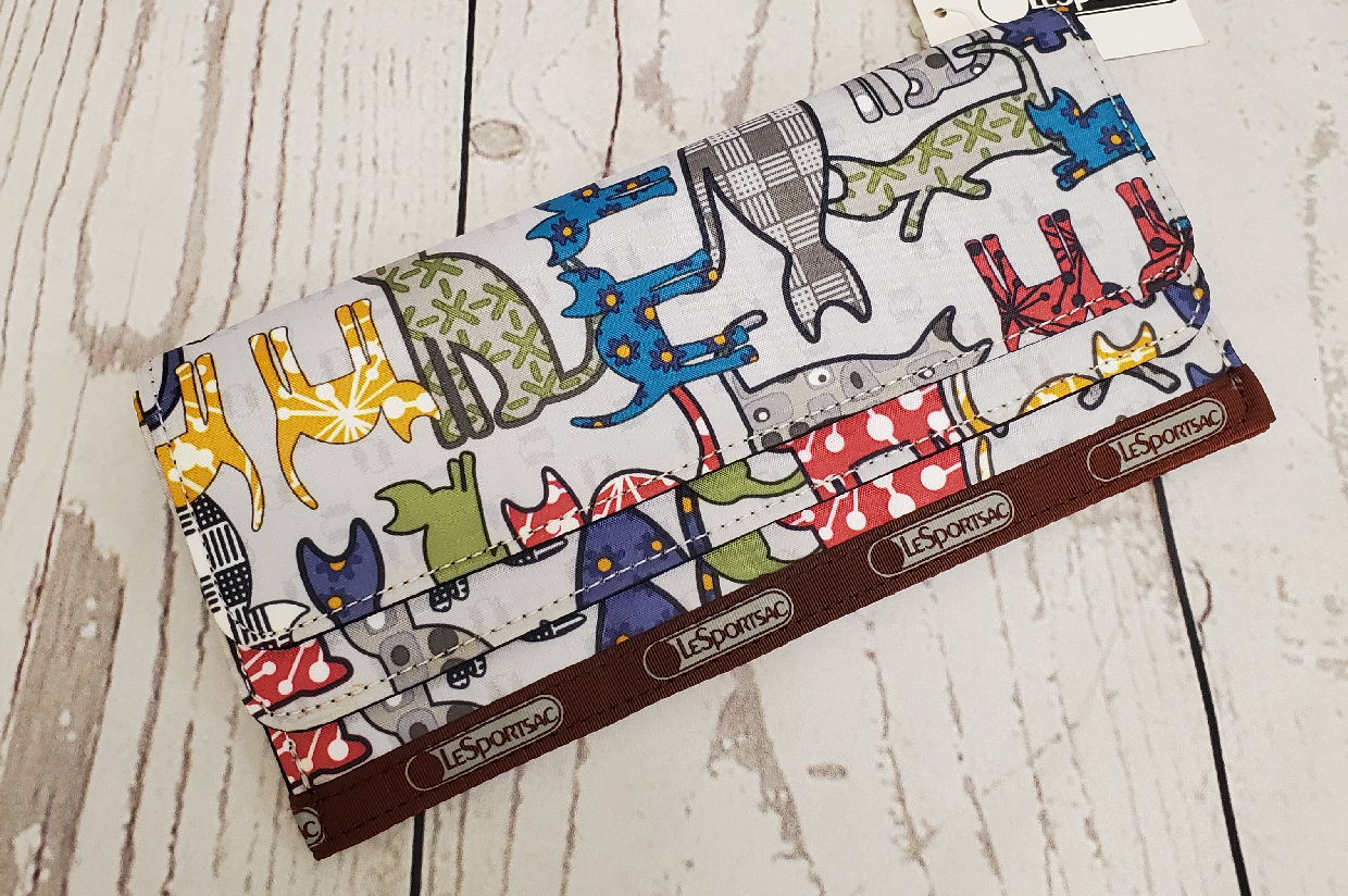 LeSportsac Wallet Let the Shenanigans Begin Colony Cats and Dogs