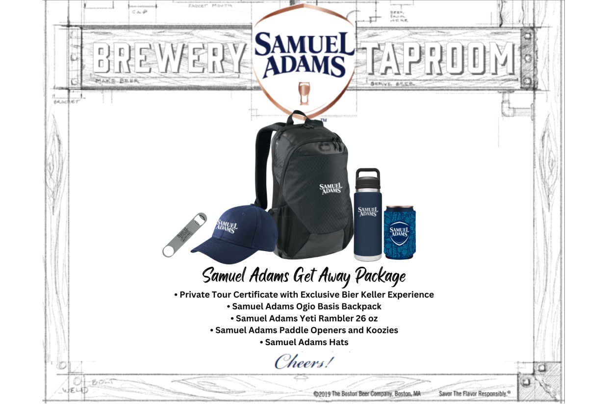 Samuel Adams Get Away Package and Swag! Denver Rare Beer Tasting XV
