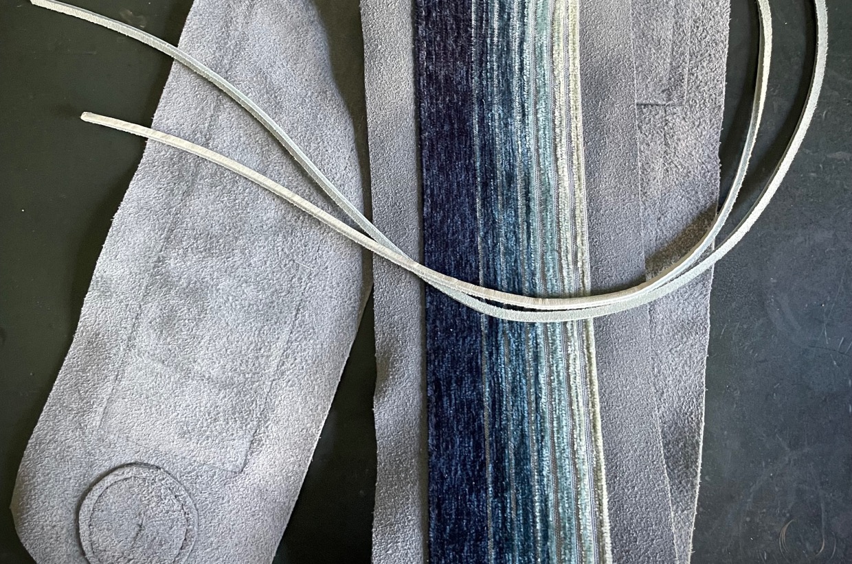 Tift's Last Handmade Guitar Strap Sing Out NC for Reproductive Rights