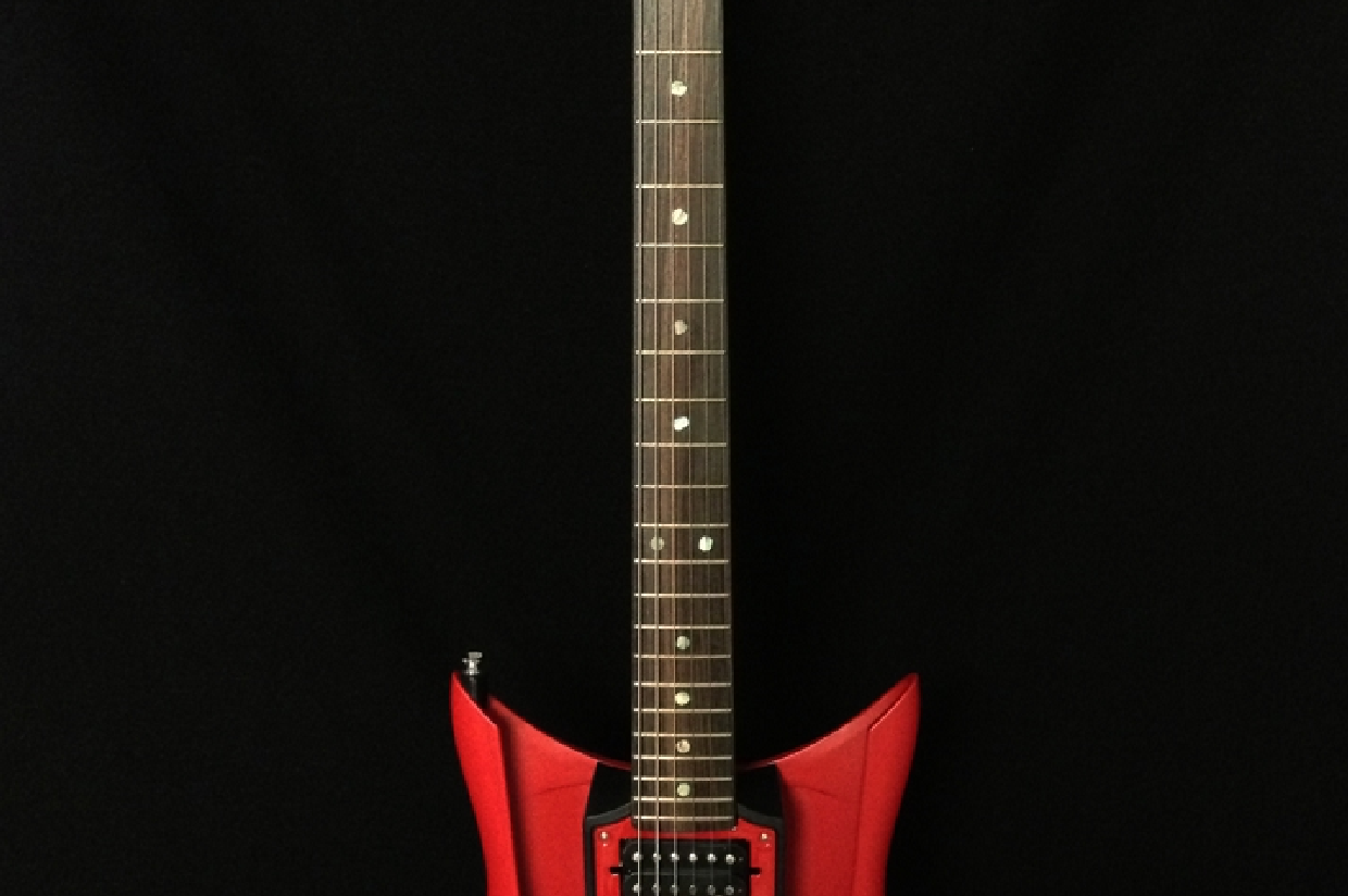 RARE NEW HOLLOW BODY RED RKS WAVE GUITAR — Relief 4 Musicians: Joe