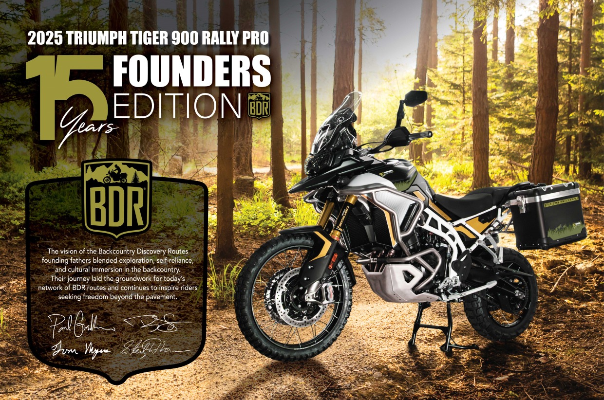Backcountry Discovery Routes Triumph Tiger 900 Pro giveaway