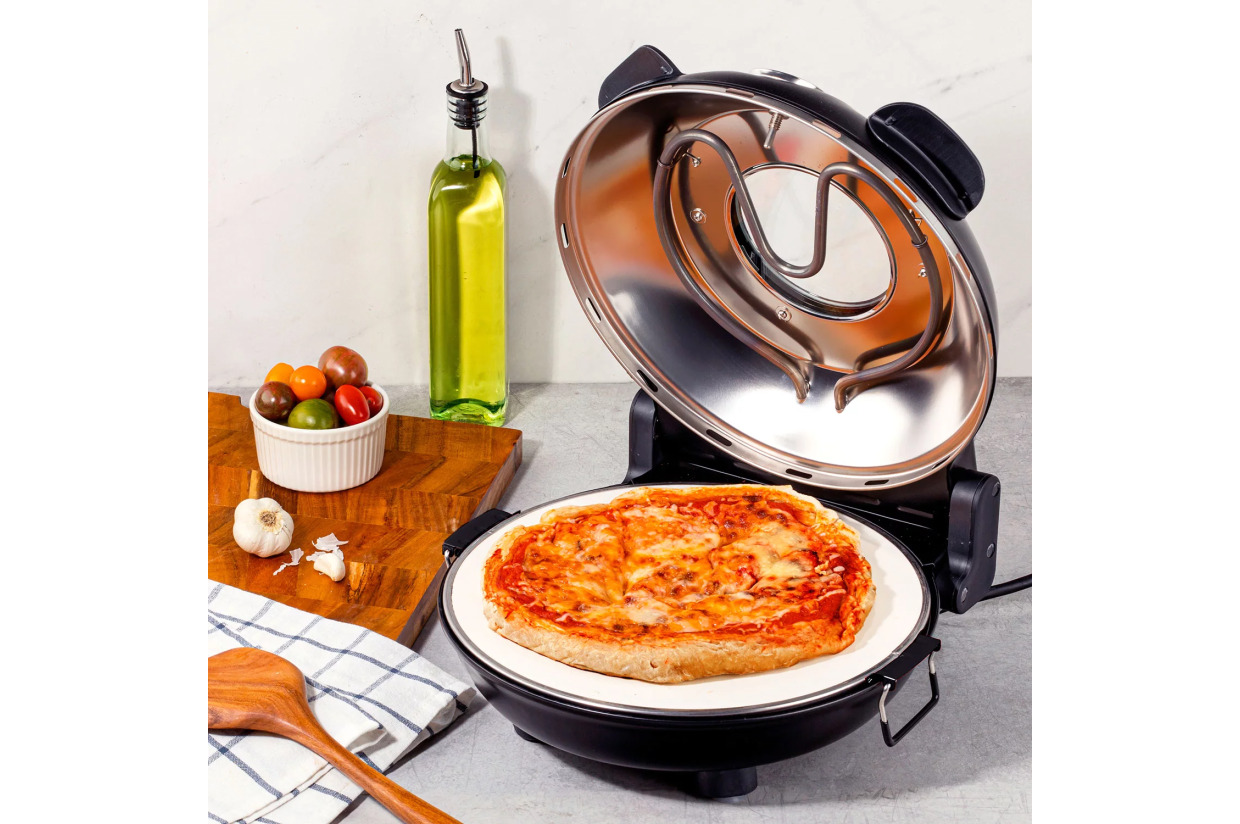 PIEZANO 12inch Electric Stone Baked Pizza Oven giveaway supporting