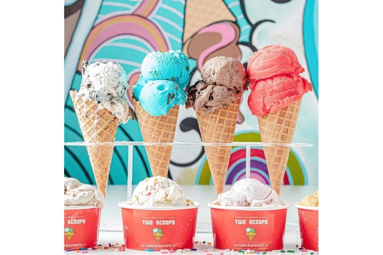 Two Scoops Creamery Gift Card Value of 20 giveaway supporting