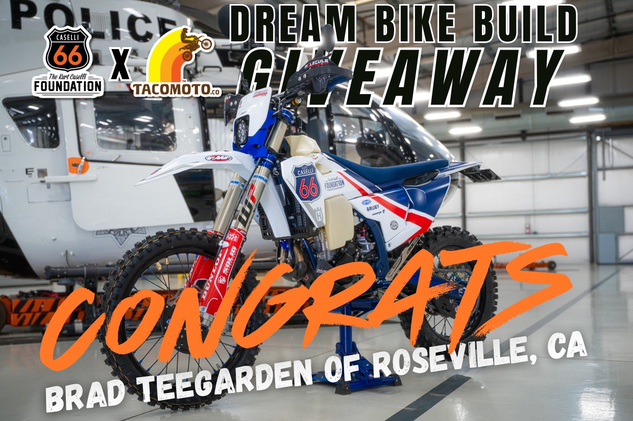 Taco Moto x KC66: Win a One-of-a-Kind 2025 Husqvarna FE350s Dream