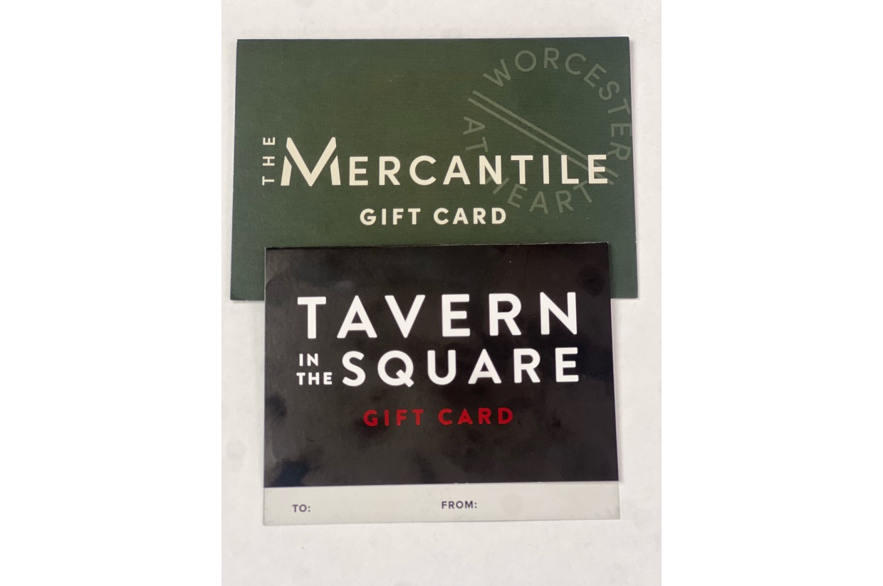 Restaurant Gift Cards 50 Tavern in the Square & 25 The Mercantile