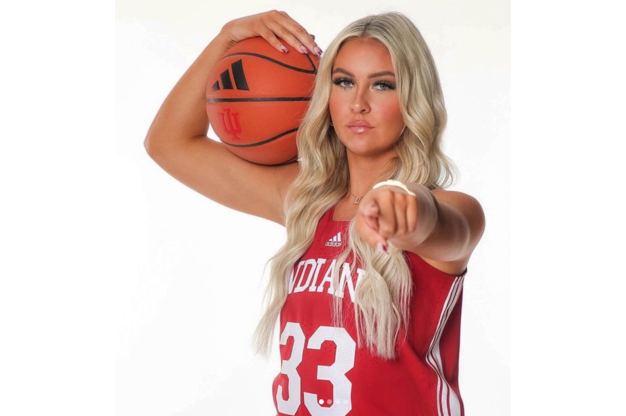 Sydney Parrish Autographed IU Basketball Jersey giveaway supporting