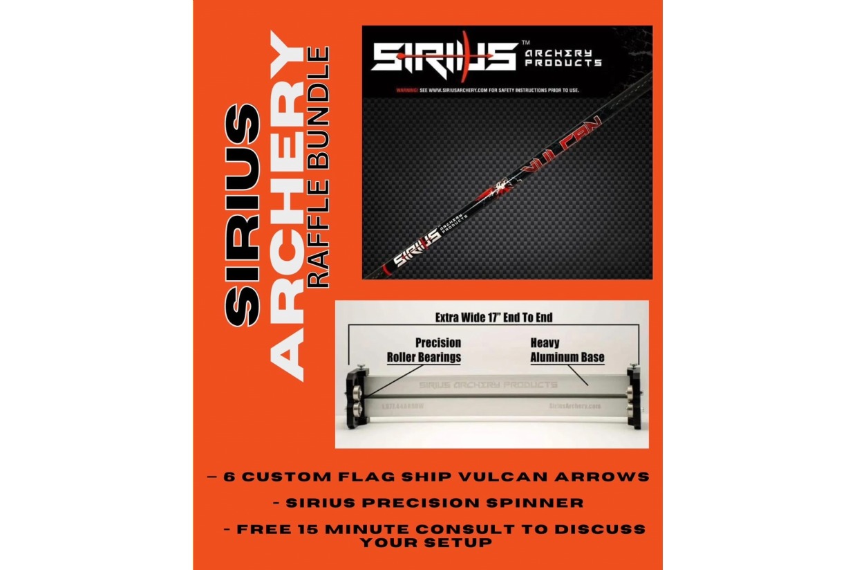 Sirius Archery Bundle giveaway supporting Hunters For Access BetterWorld